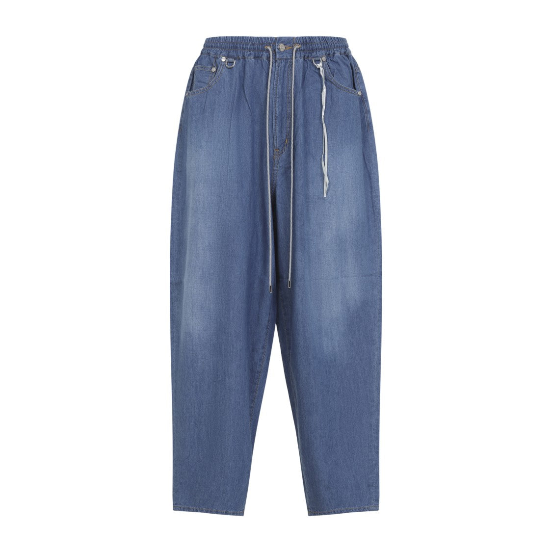 Mastermind Relaxed Fit Denim Jeans With Skull Patch Detail