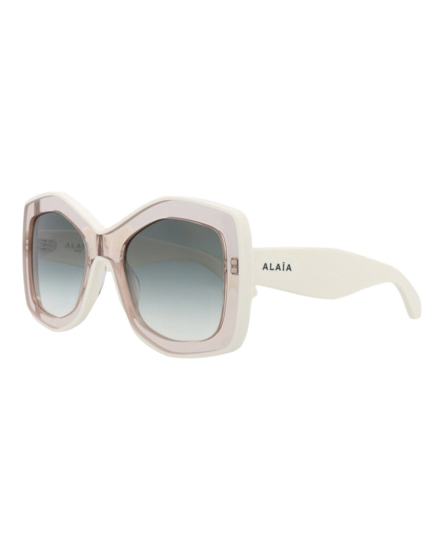 Alaïa Square-Frame Recycled Acetate Sunglasses