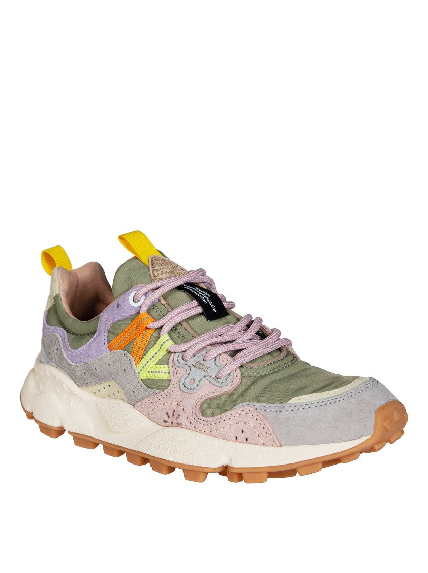 Flower Mountain Green Yamano 3 Pig Nubuck Sneakers