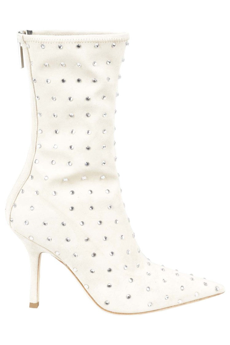 Paris Texas Holly Mama White Stiletto Ankle Boot