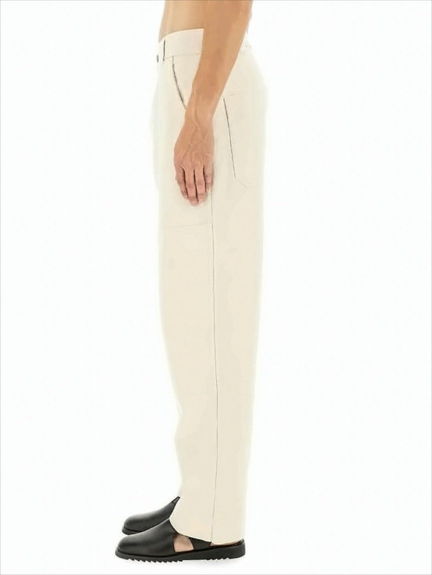 Margaret Howell High-Waisted Straight Pants With Minimalist Design