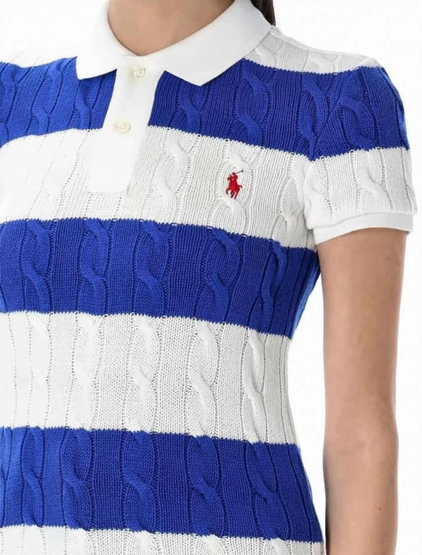 Polo Ralph Lauren Short-Sleeved Knit Top With Classic Polo Collar