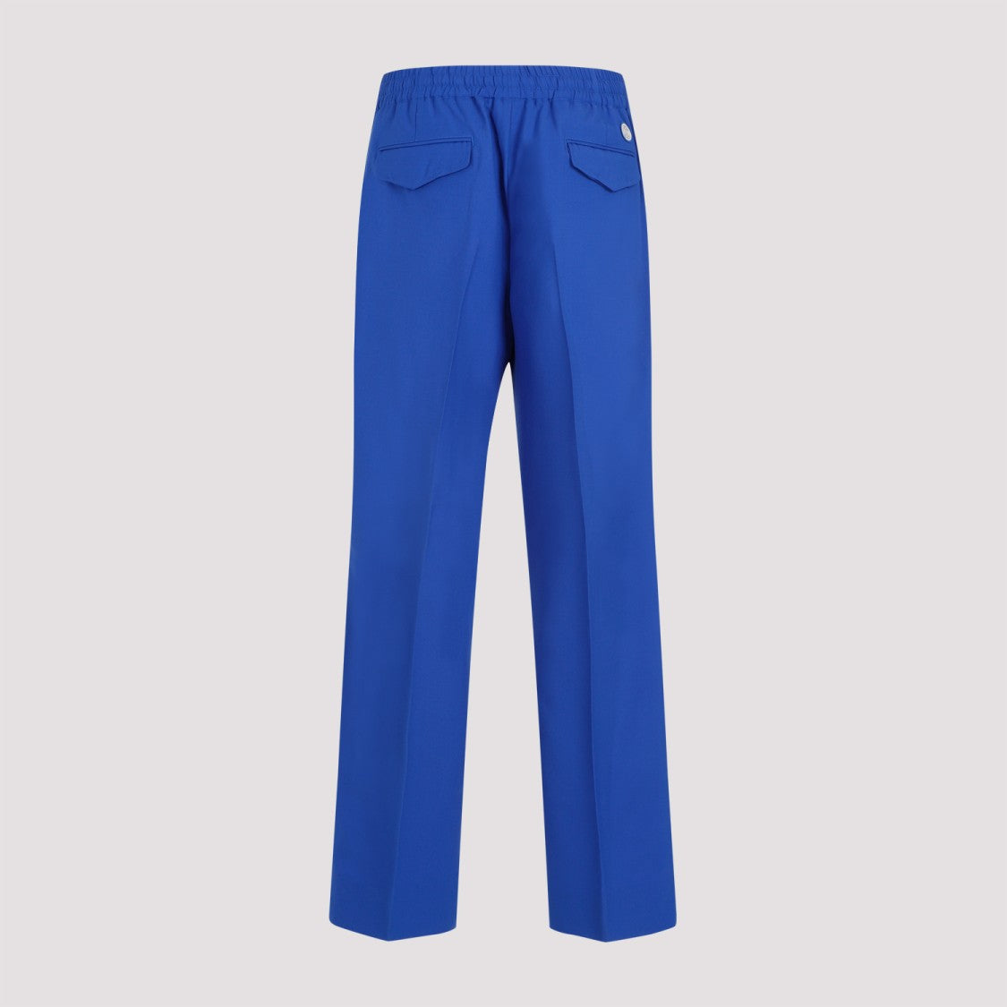 Gucci Straight Electric Blue Cotton Pants
