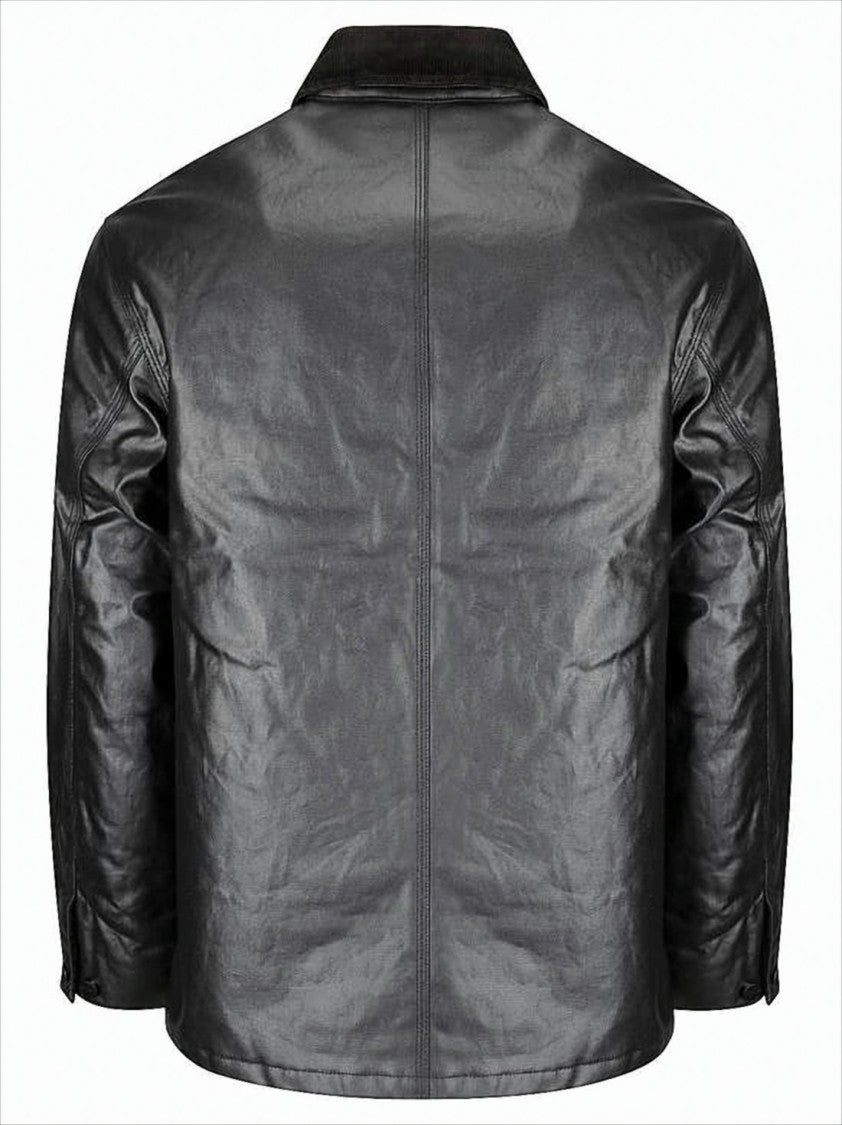 Carhartt Wip Structured Black Cotton Canvas Carhartt Wip Jacket
