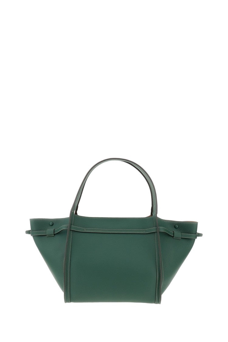 Tod's Green Medium Leather Shopping Bag