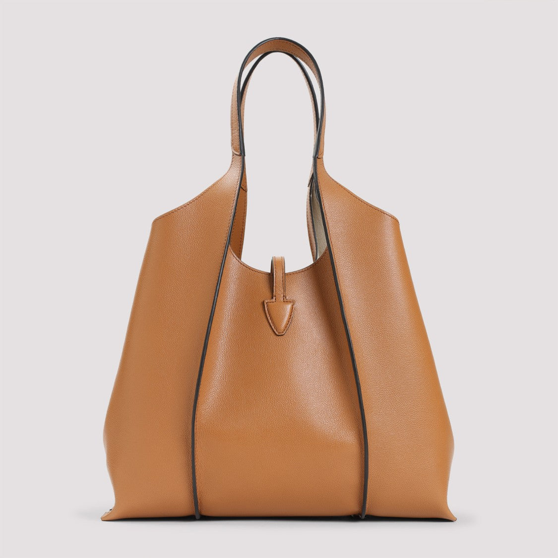 Tod's Brown Leather Shopper Bag