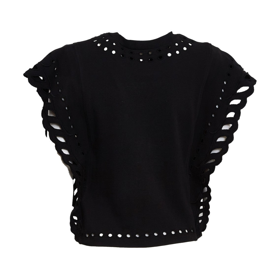 Isabel Marant Odyle Broderie Anglaise Casual T-Shirt