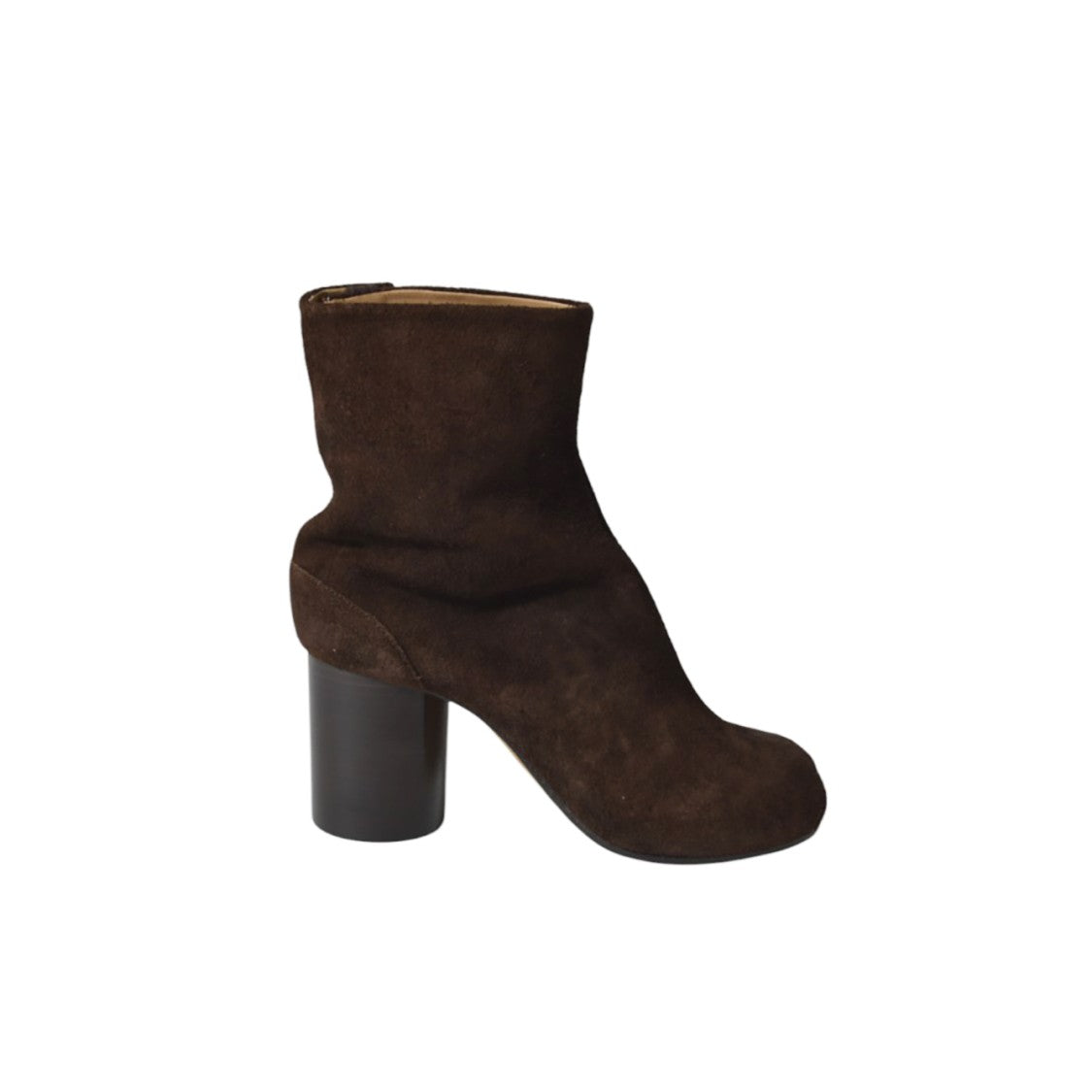 Maison Margiela Brown Suede Tabi Ankle Boots