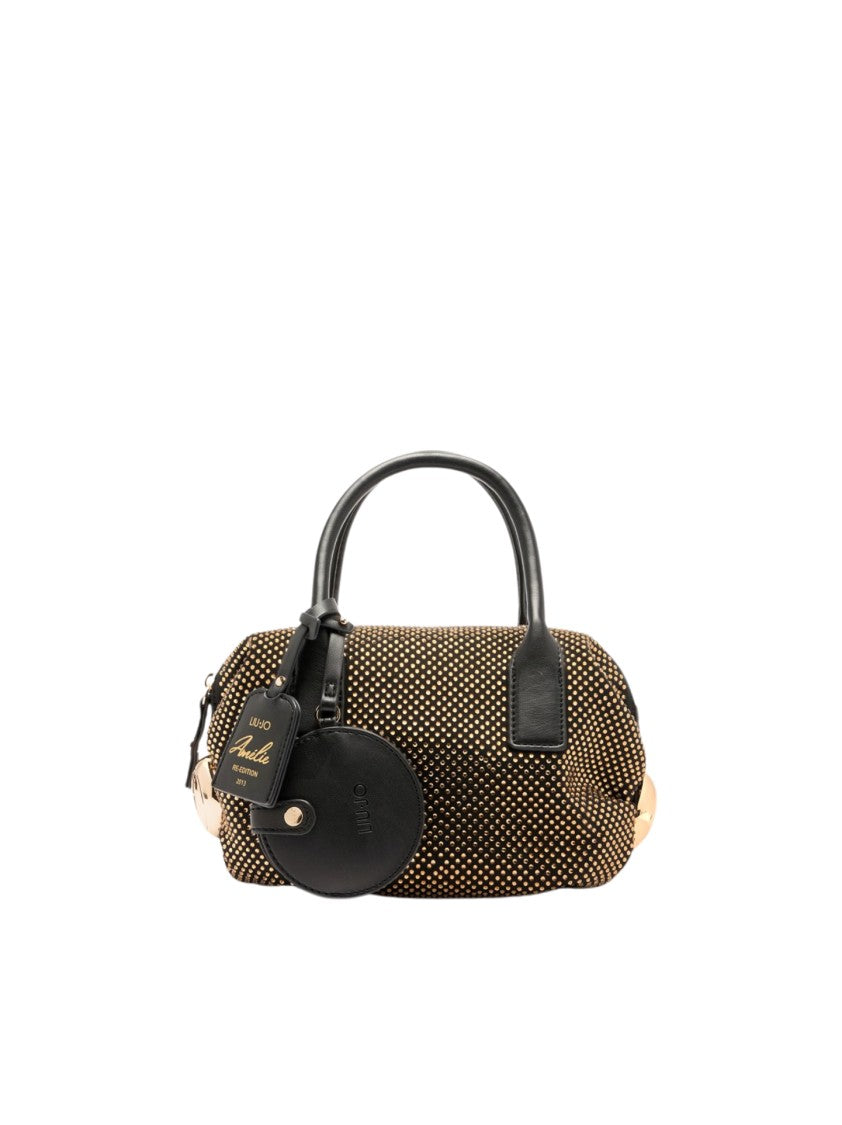 Liu Jo Compact Studded Handbag With Versatile Carrying Options