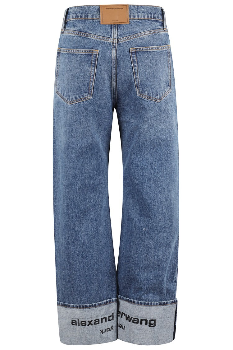 Alexander Wang Mid Rise Straight Jeans