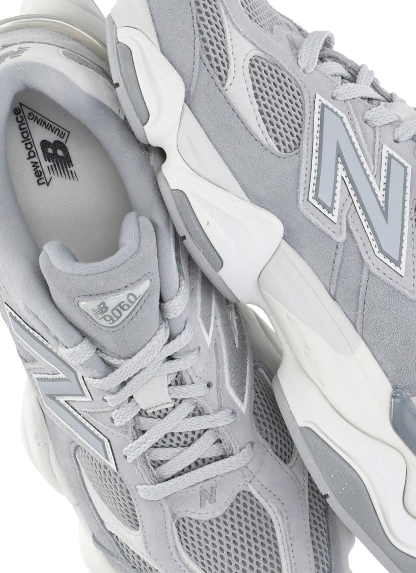 New Balance Grey 9060 Leather Sneakers