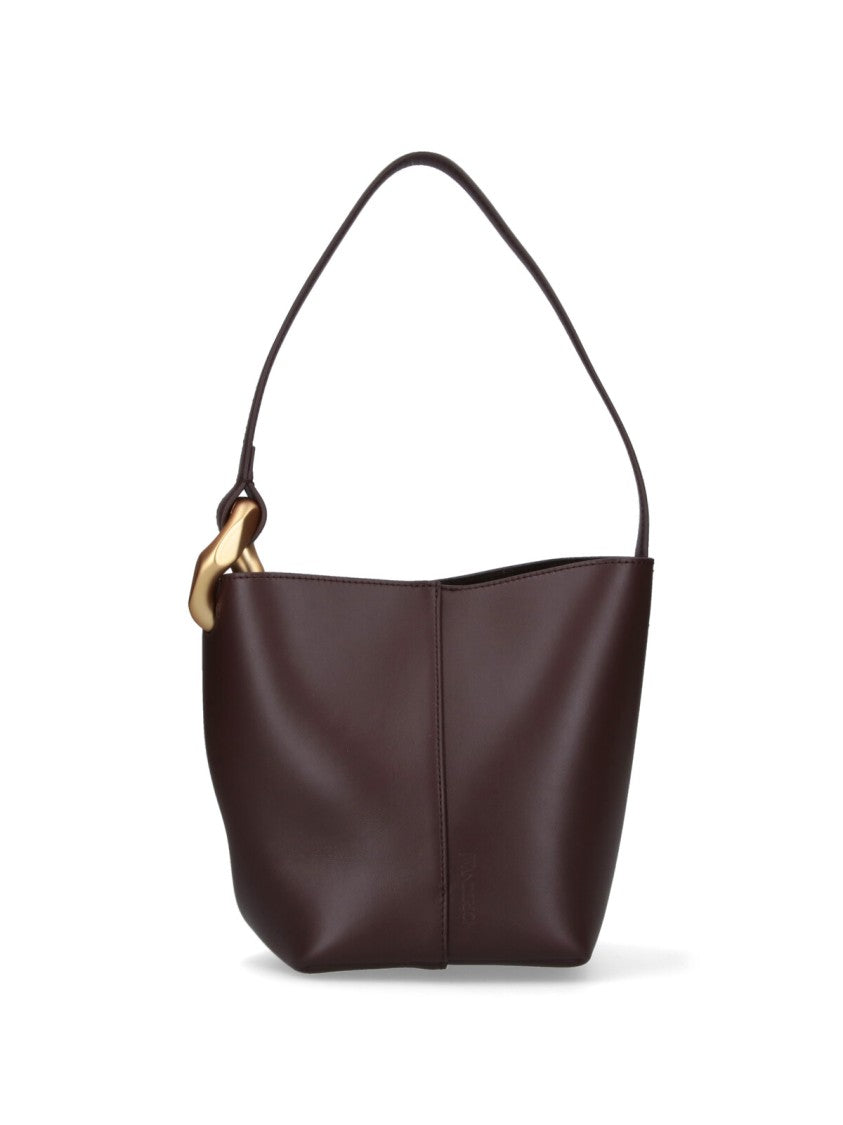 J. W. Anderson 'Corner' Small Shoulder Bag – Brown