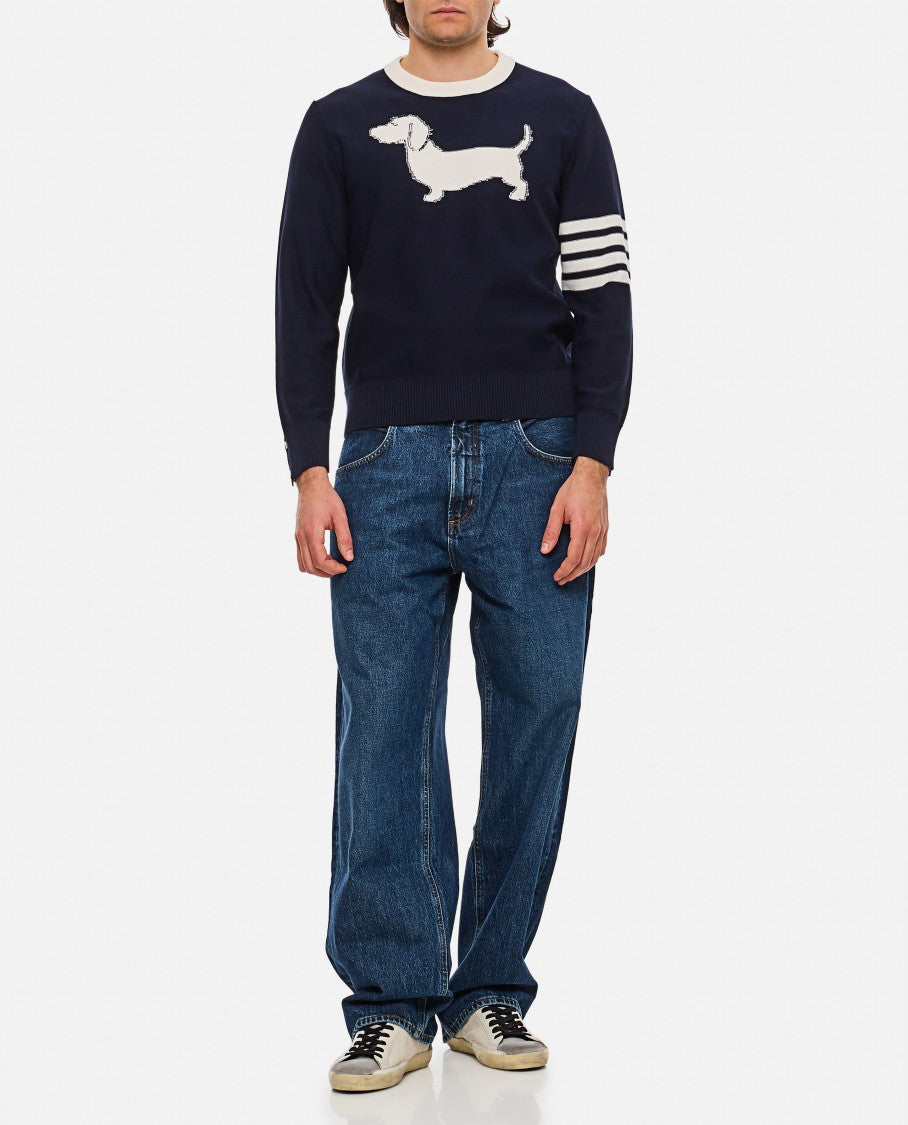 Thom Browne Doggy Crewneck Sweater