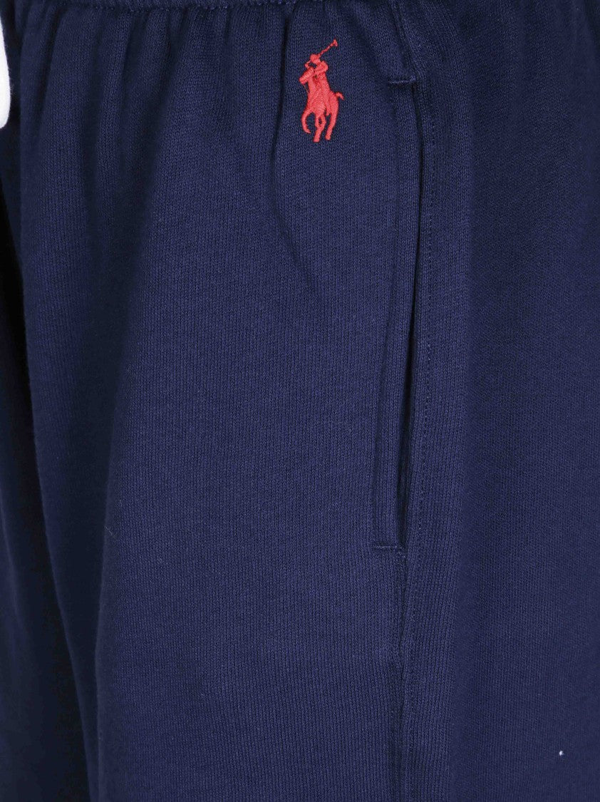 Polo Ralph Lauren Navy Blue Straight-Leg Sweatpants