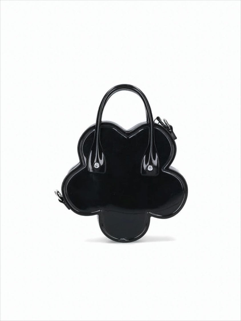 Comme Des Garçons Flower-Shaped Tote Bag With Zip Closure