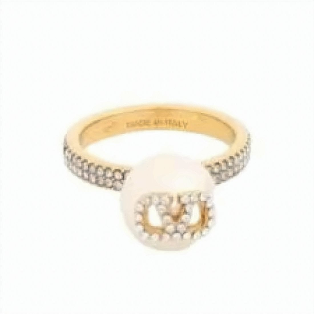Valentino Garavani Pearl And Crystal Embellished Ring