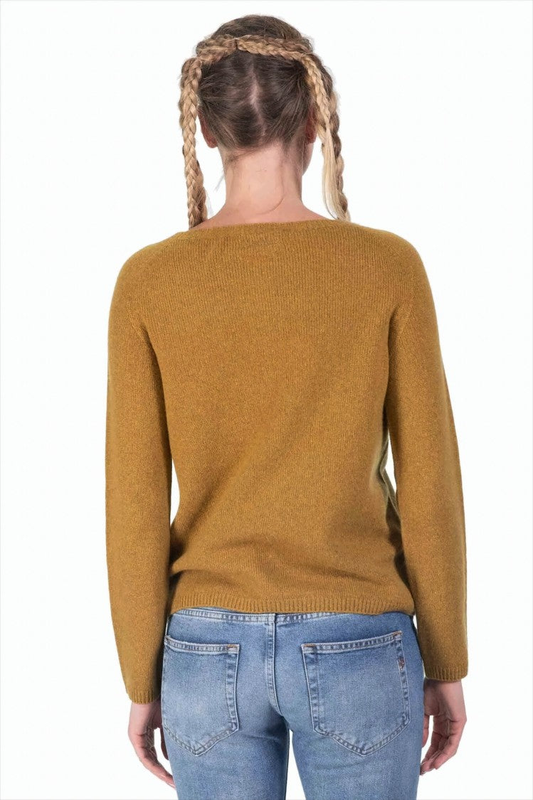 Max Mara Fine Ribbed Cashmere Blend Sweater