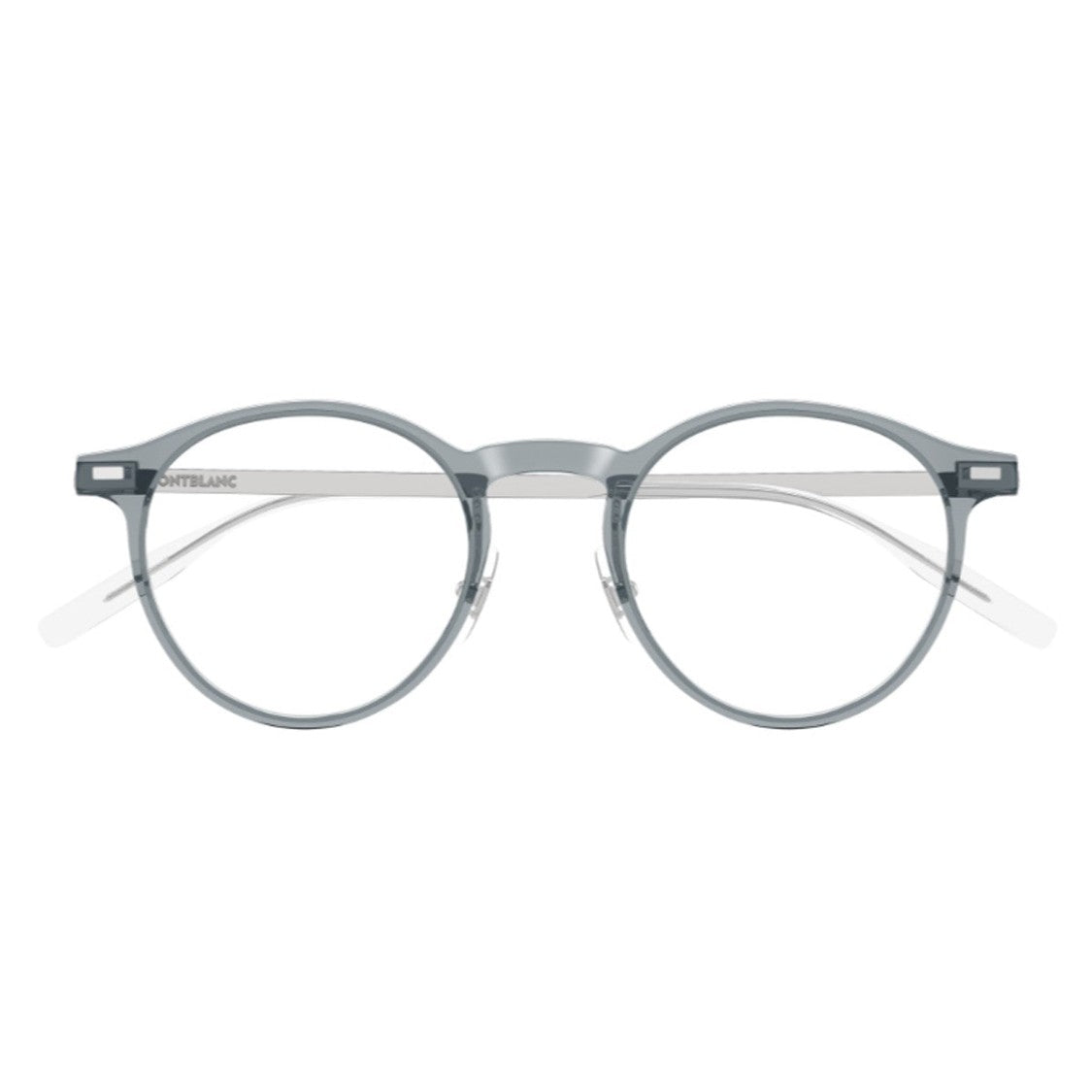 Montblanc Grey Mb0426o Fabric-Blend Round Sunglasses