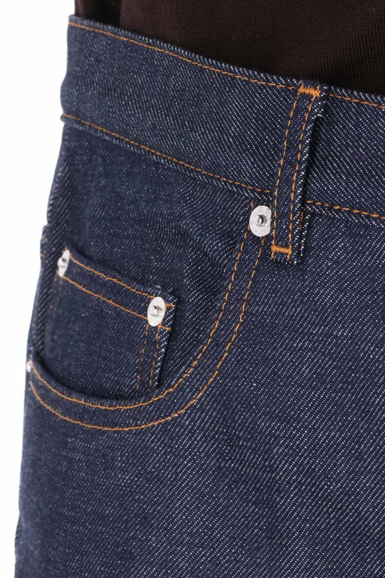A.P.C. Straight Fit Pure Cotton Denim Jeans