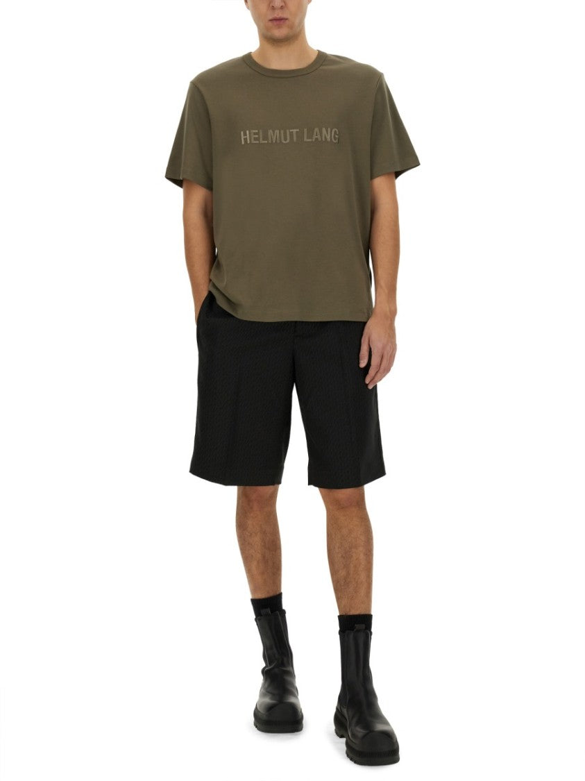 Helmut Lang Tailored Black Shorts With Structured Silhouette