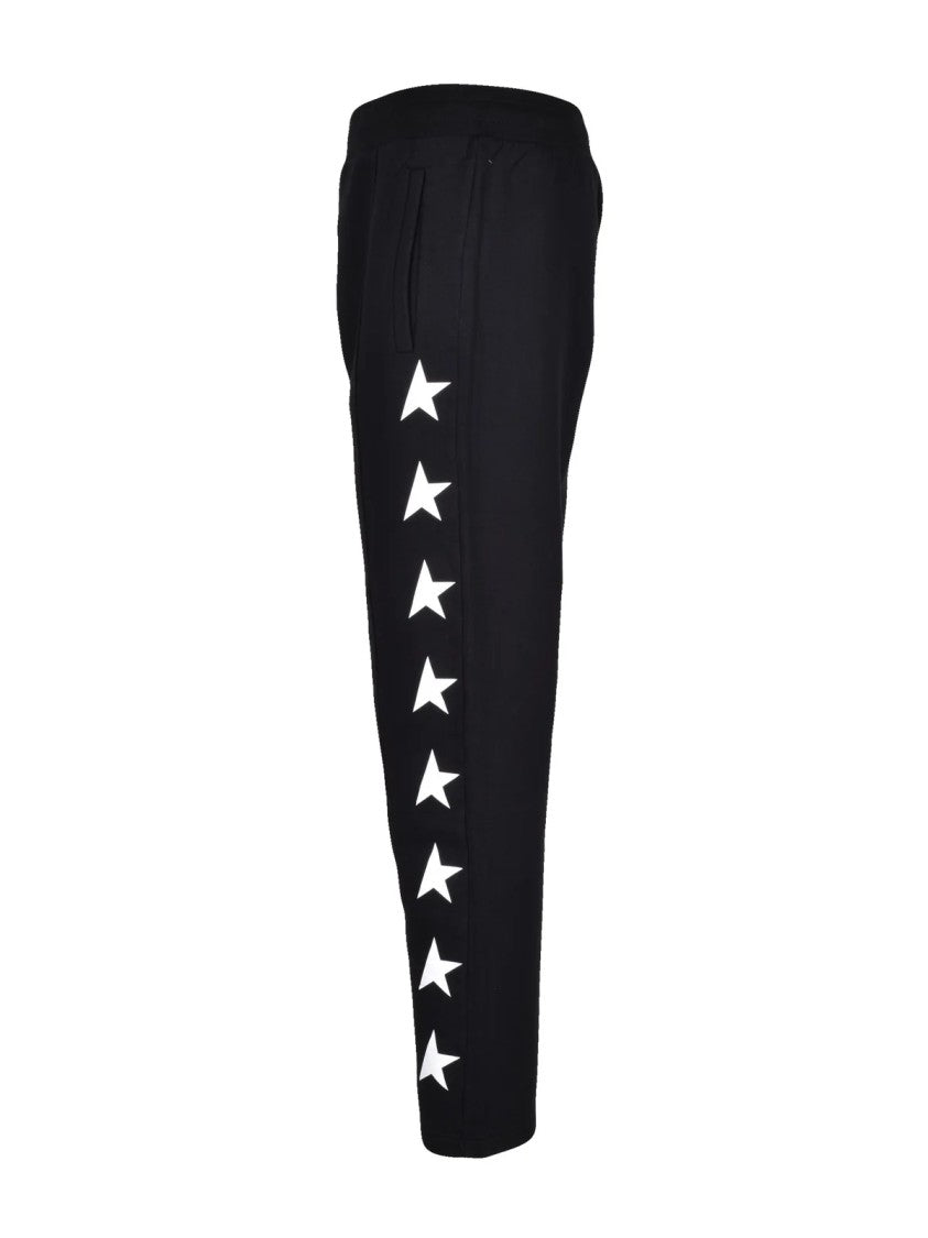 Star Golden Goose Relaxed Fit Tracksuit Pants With Iconic Star Motifs
