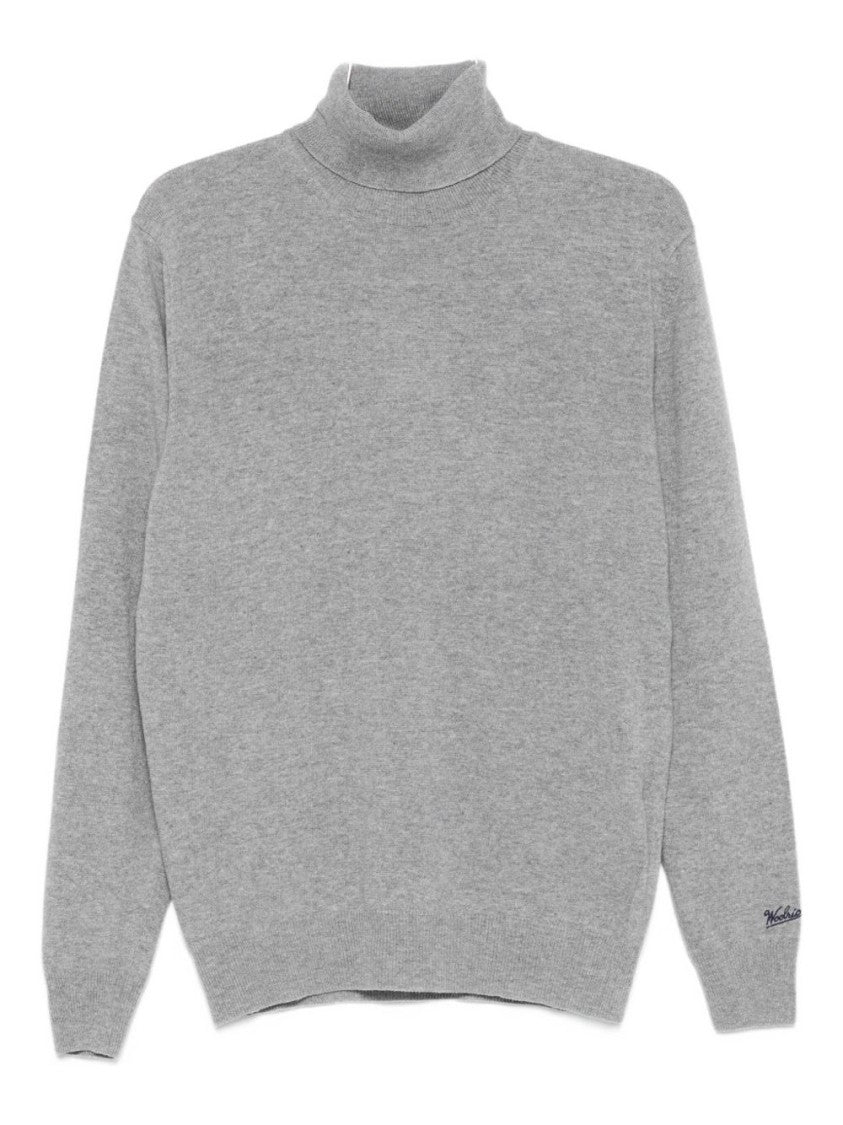 Woolrich Classic Knit Sweater With Ribbed Cuffs