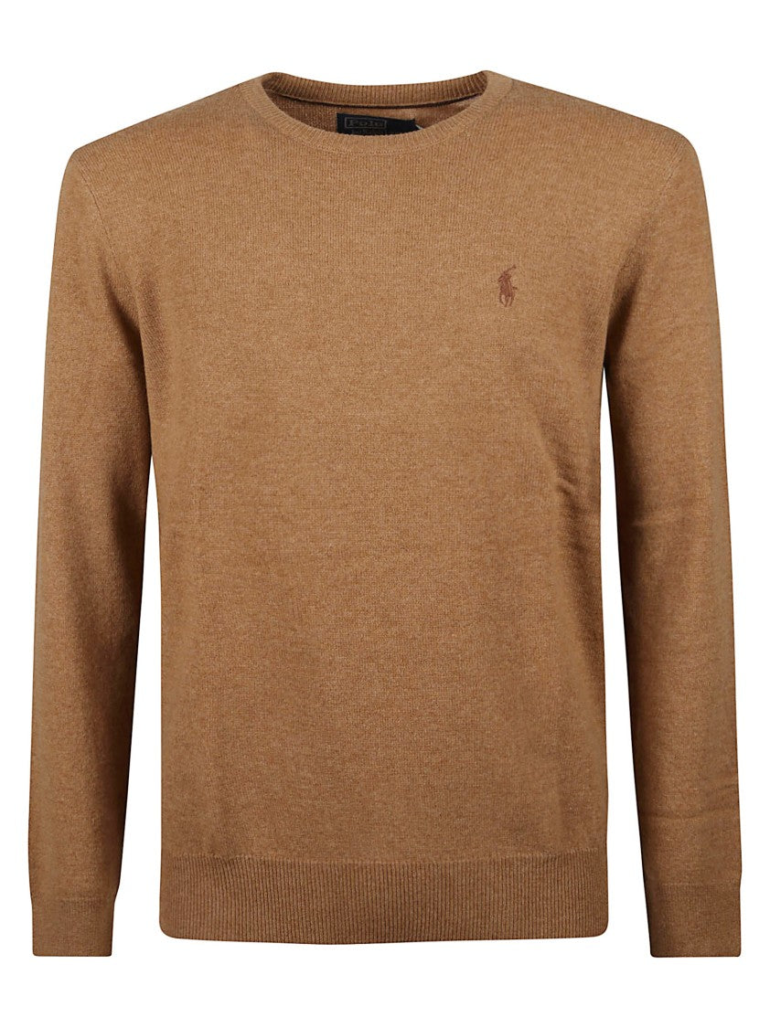 Polo Ralph Lauren Crew Neck Wool Embroidered Sweater