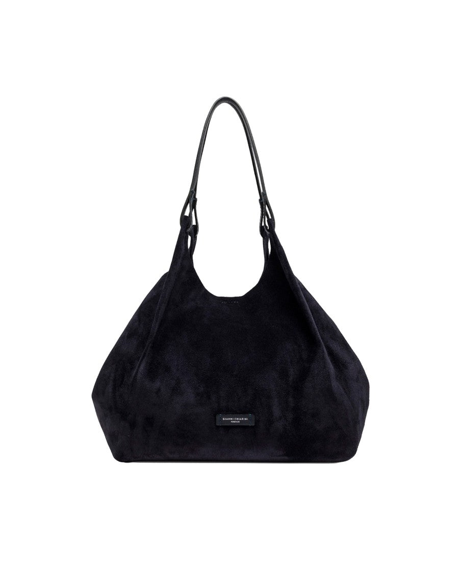Gianni Chiarini Notturno Dua Suede Tote Bag