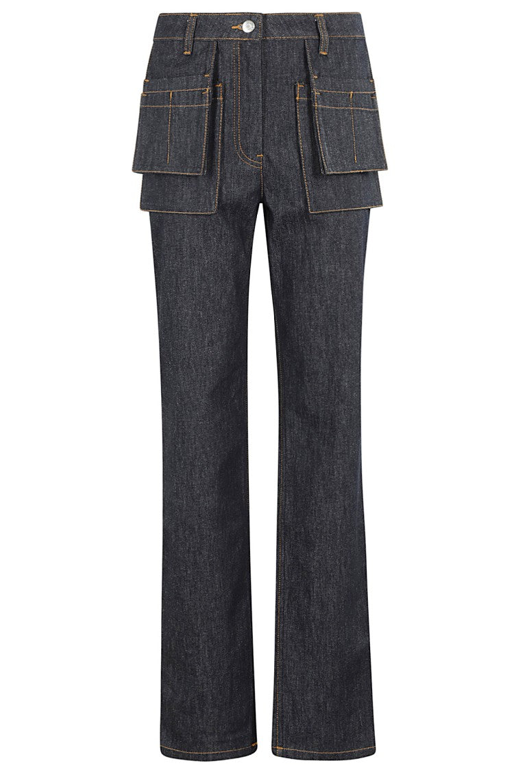 Helmut Lang Flared Utility Jeans