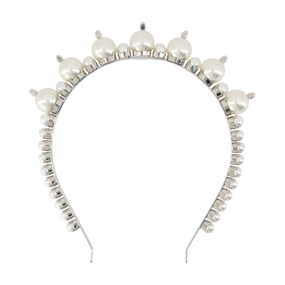 Simone Rocha Tiara-Style Hair Clip With Crown-Like Pearl Detailing