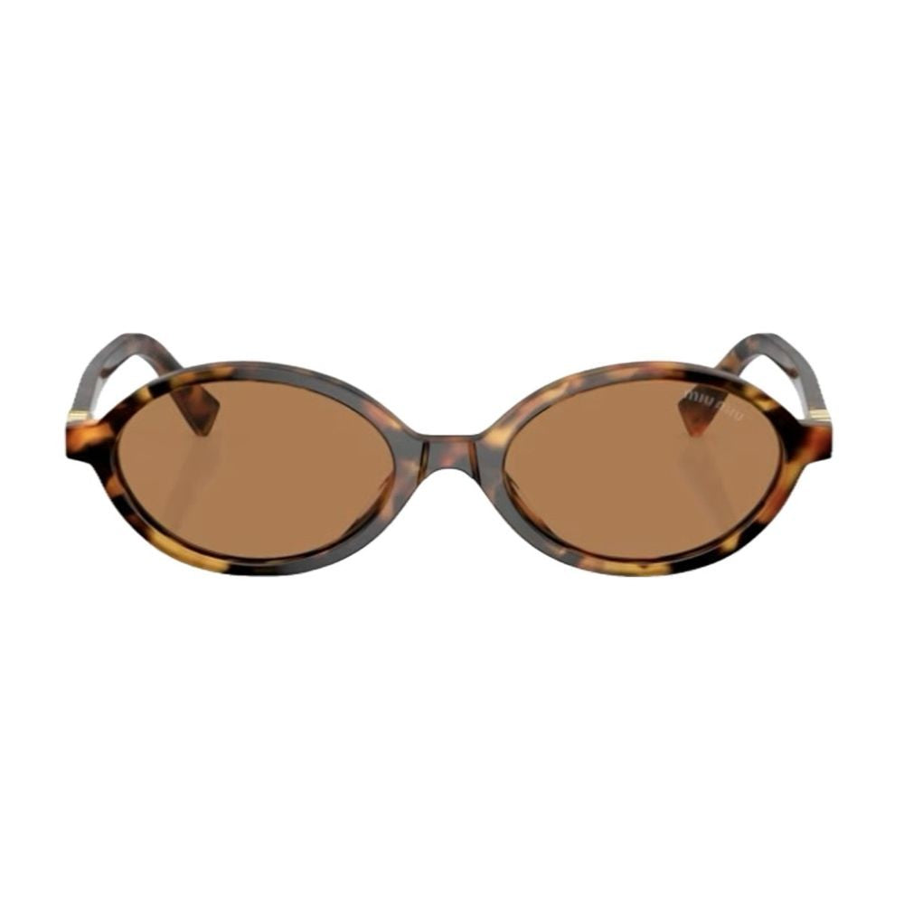 Miu Miu 0Mu 04Zs Miu Miu Oval Tortoiseshell Sunglasses