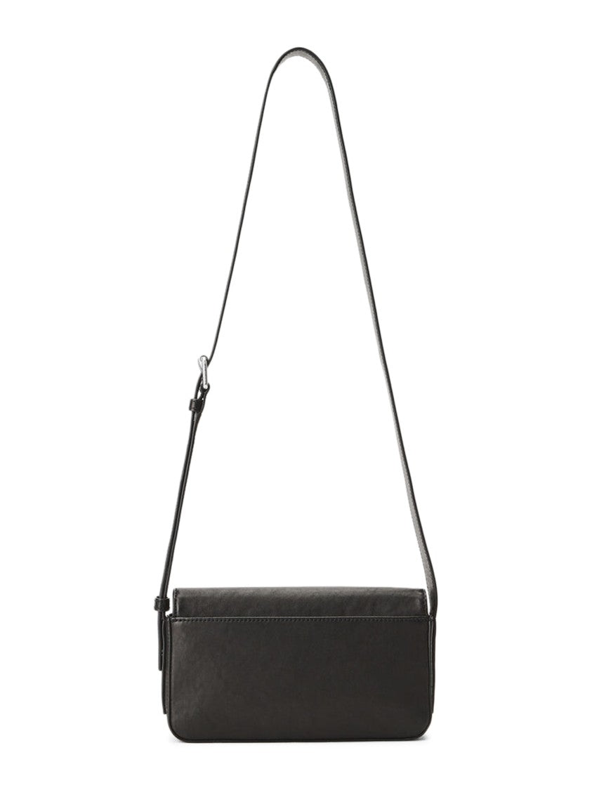Alexander Wang Black Punch Flap Calfskin Crossbody Bag