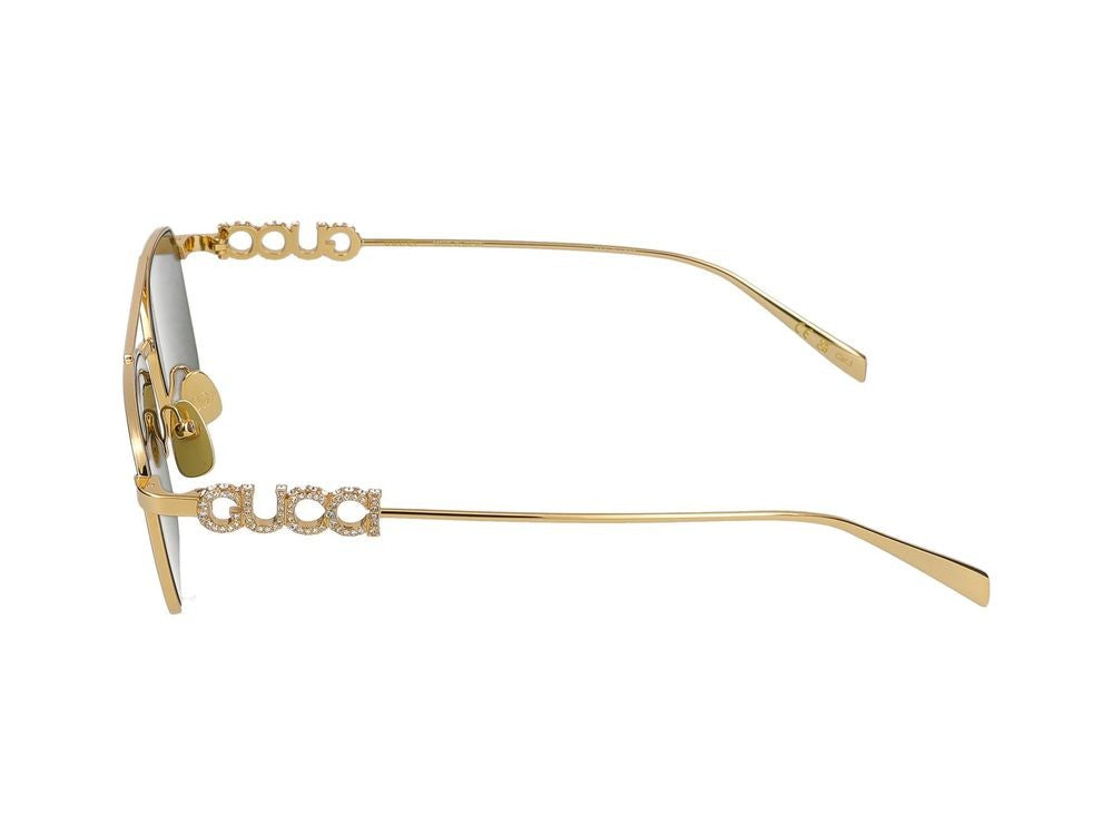 Gucci Sunglasses Gg1804s 001 Gold Gold Grey 54/19/145