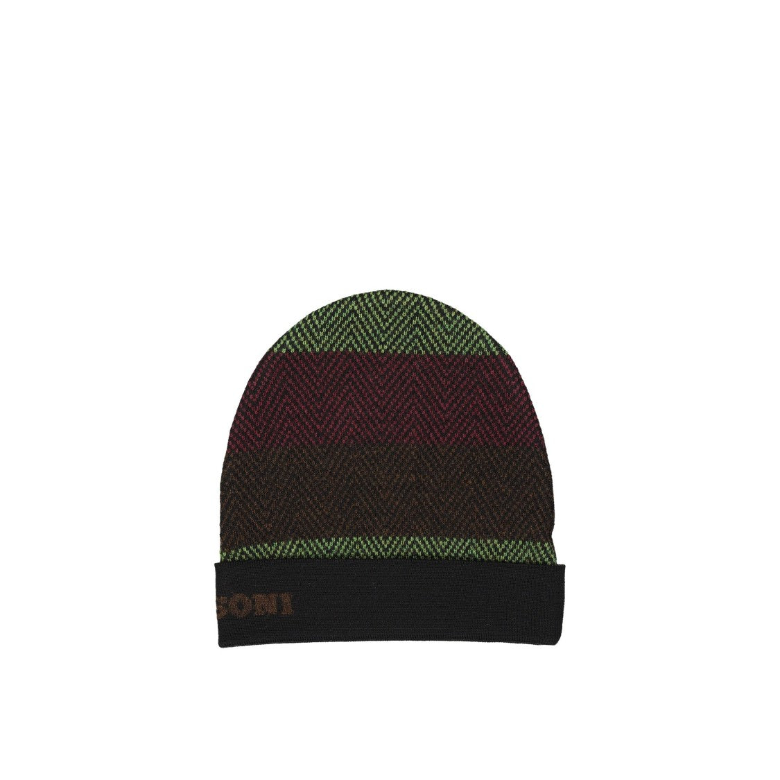 Missoni Ribbed Wool Hat With Folded Cuff
