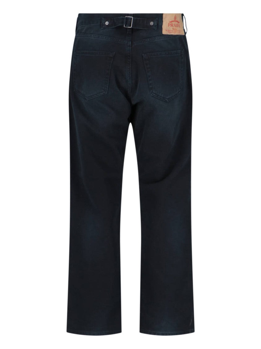 Prada Straight Jeans – Black