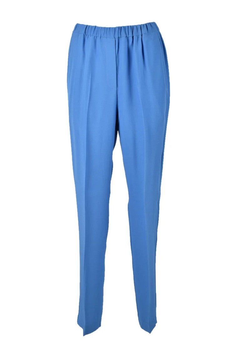Grifoni Mauro Grifoni Acetate Viscose Trousers - Light Blue