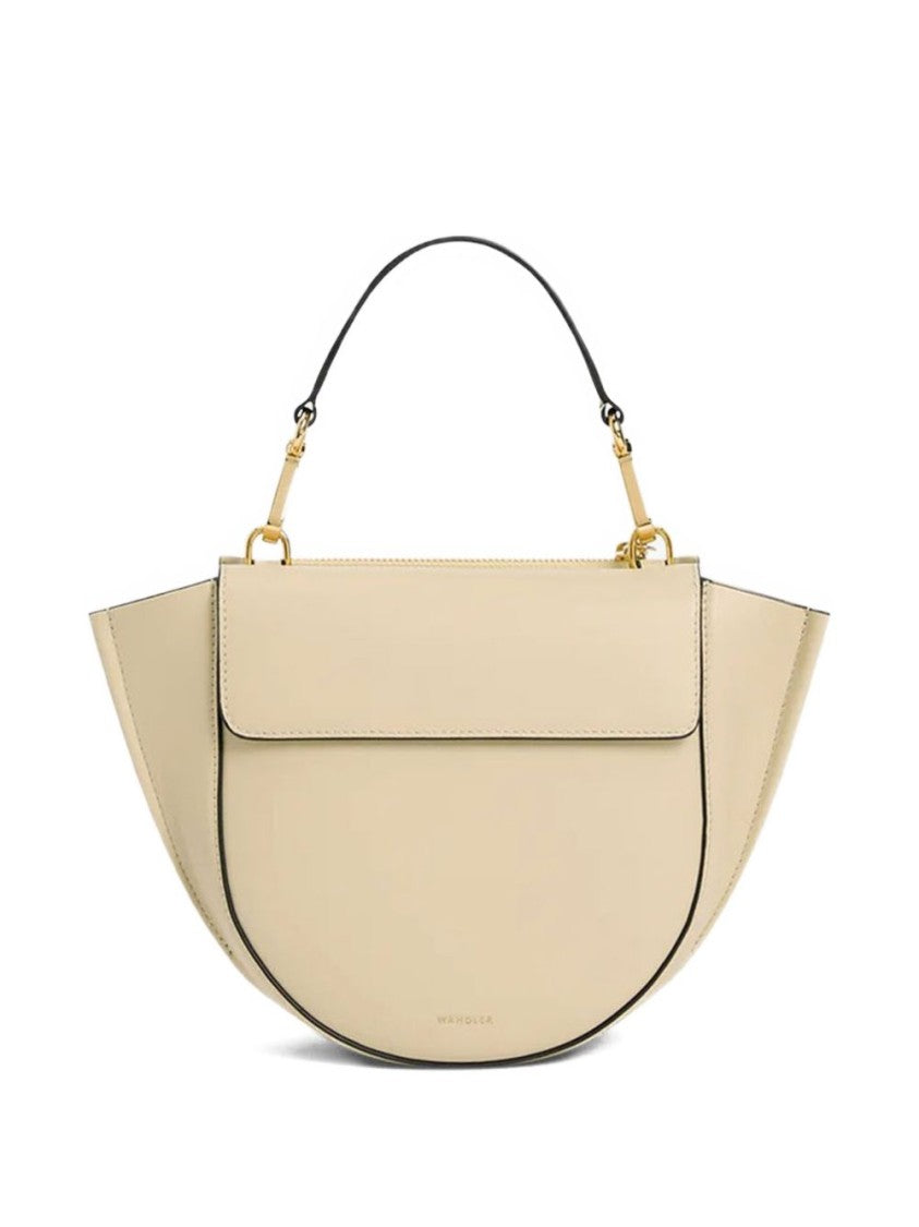 Wandler Cream Hortensia Mini Leather Shoulder Bag