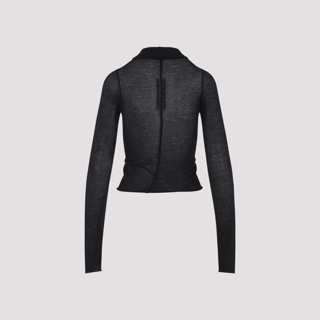 Rick Owens Gathered Front Black Top