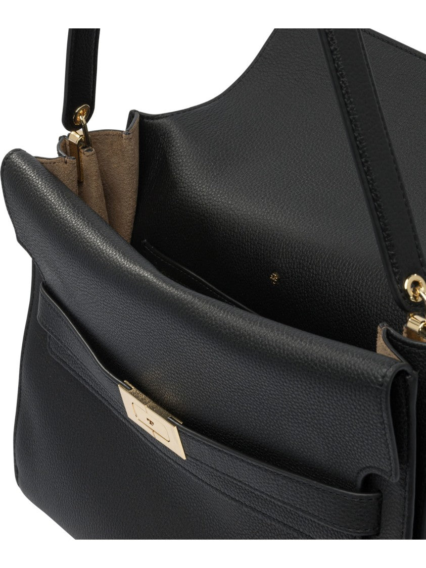 Tory Burch Structured Leather Shoulder Bag