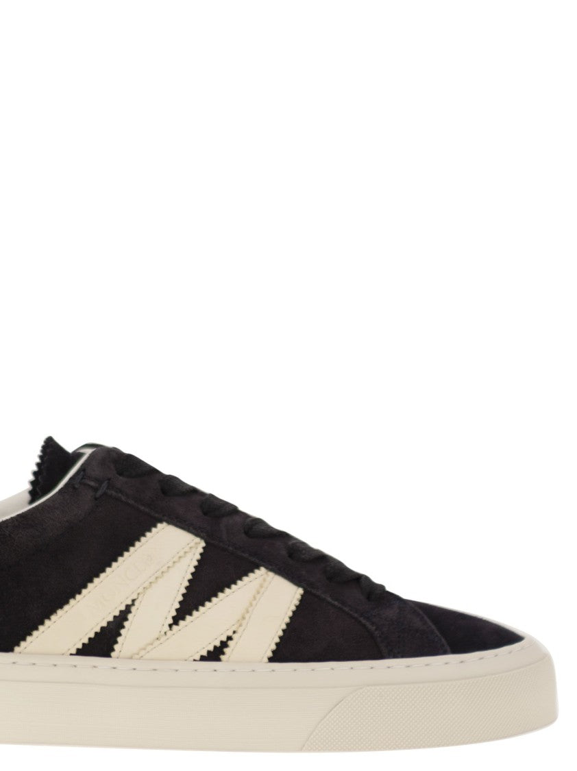Moncler Monaco2 - Suede And Nubuck Leather Trainers