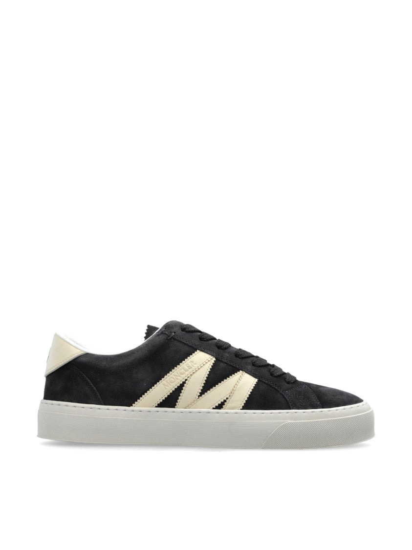 Moncler Monaco Logo Low-Top Sneakers