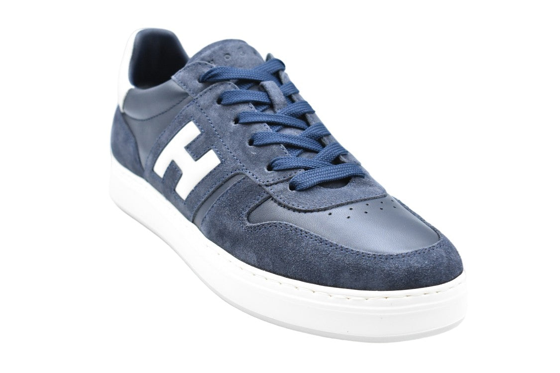 Hogan Blue Suede Nappa Memory Foam Sneakers