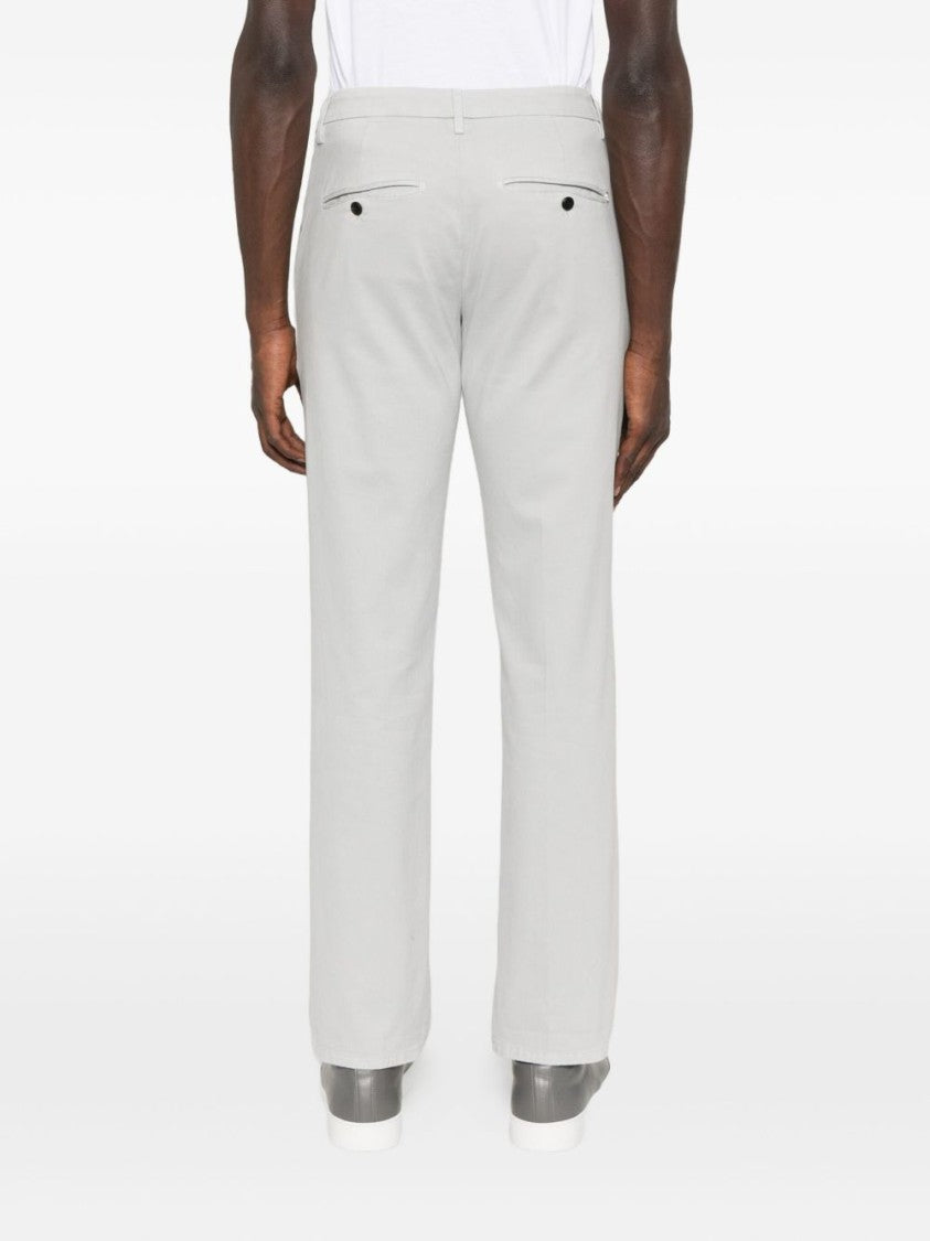 Dondup Light Grey Straight-Leg Denim Jeans
