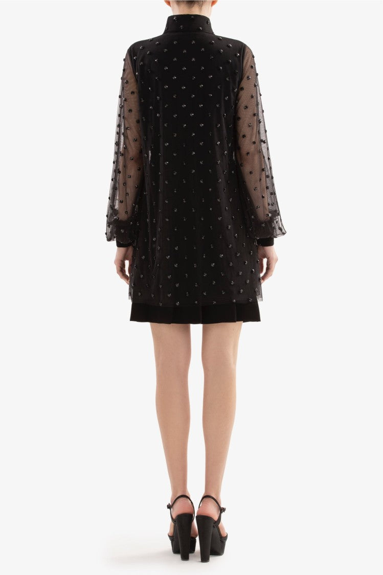 Saiid Kobeisy Beaded Short Dress