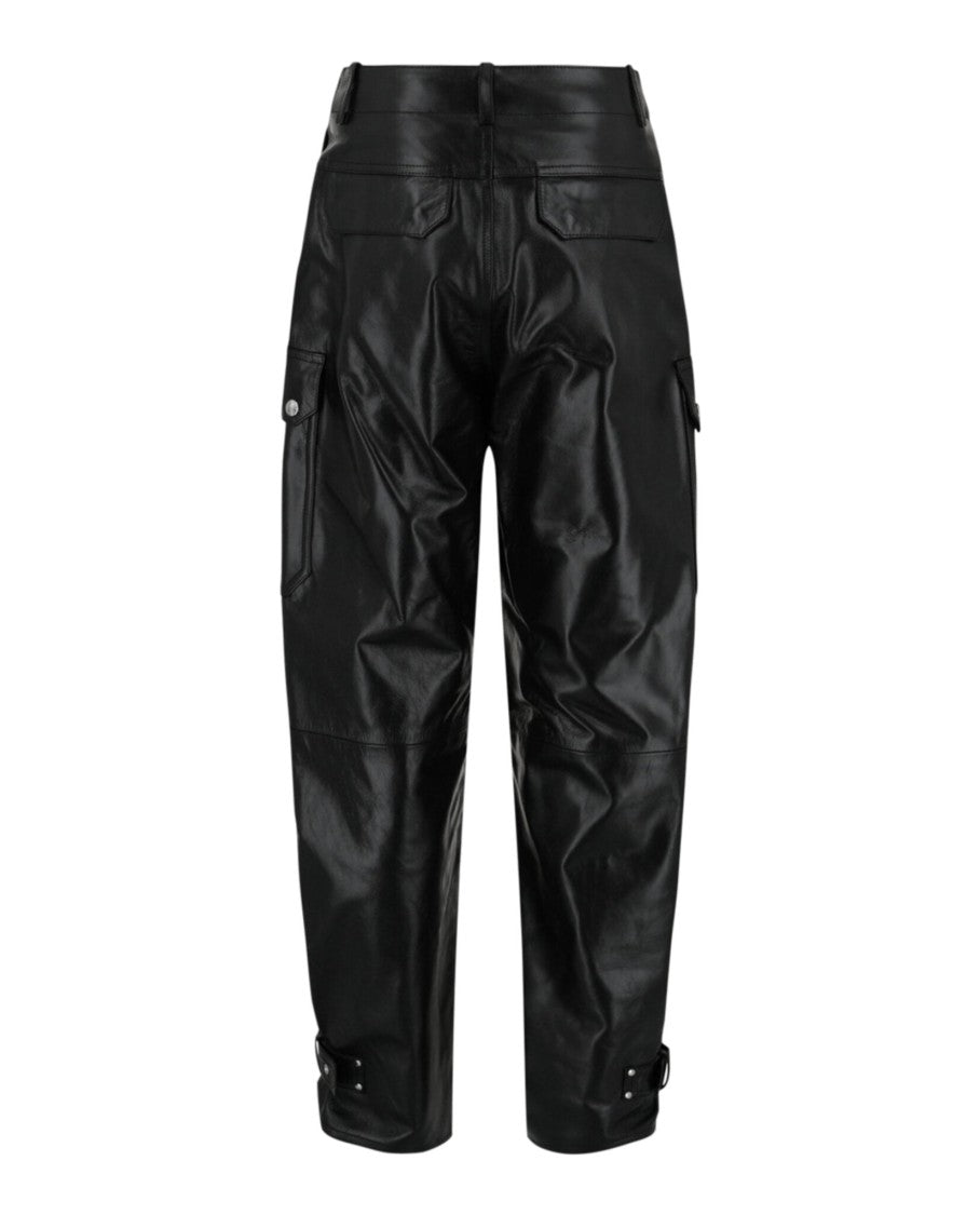 Alexander Mcqueen Leather Cargo Pants