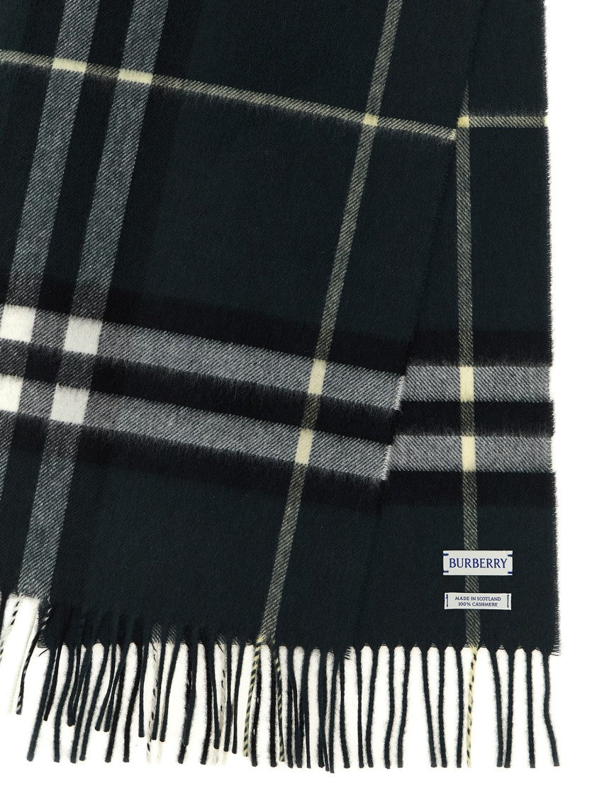 Burberry Cashmere Scarf With Classic Check Pattern