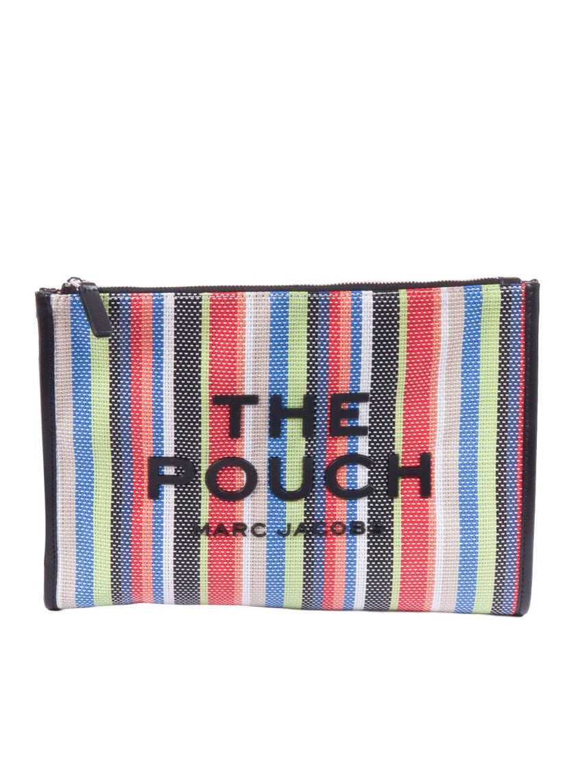 Marc Jacobs Large Stripe Pattern Pouch