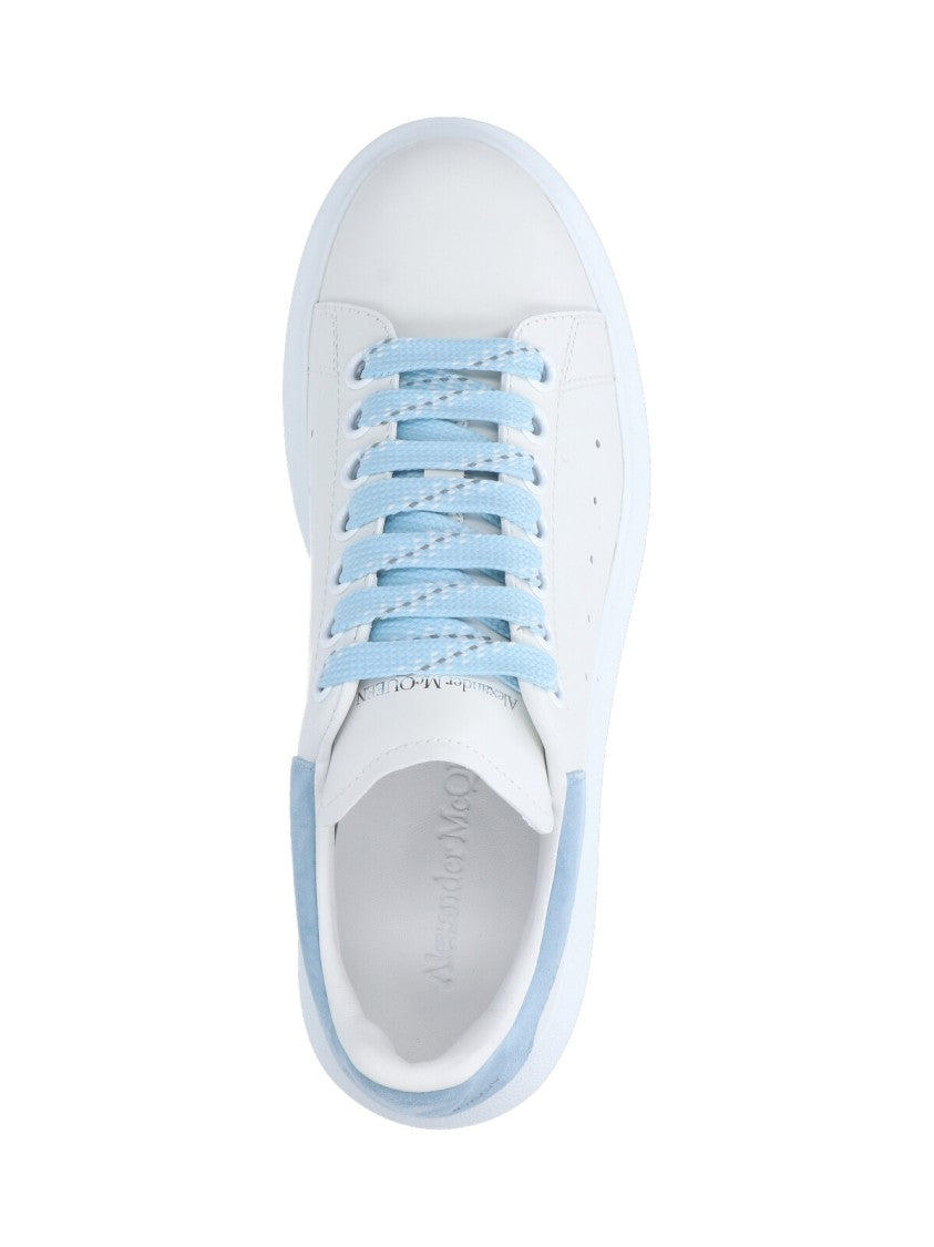 Alexander Mcqueen "Oversize" Sneakers, In White Calfskin