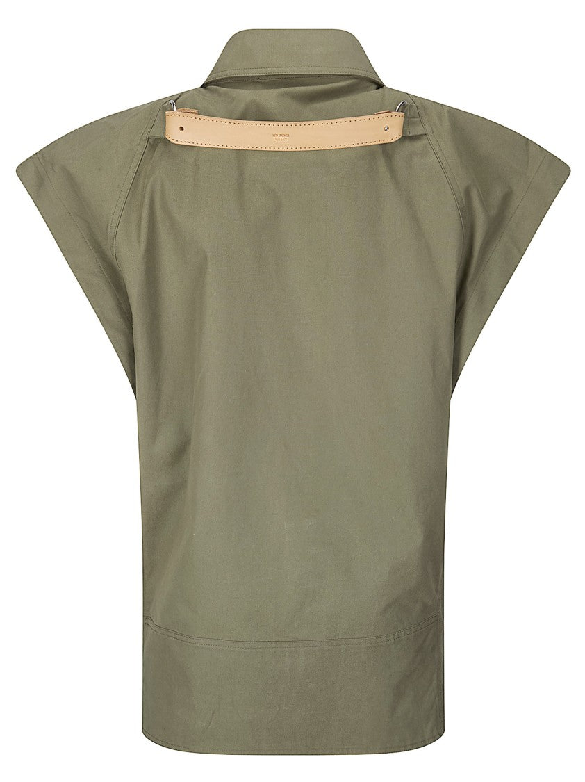 Hed Mayner Oversized Green Pea Coat