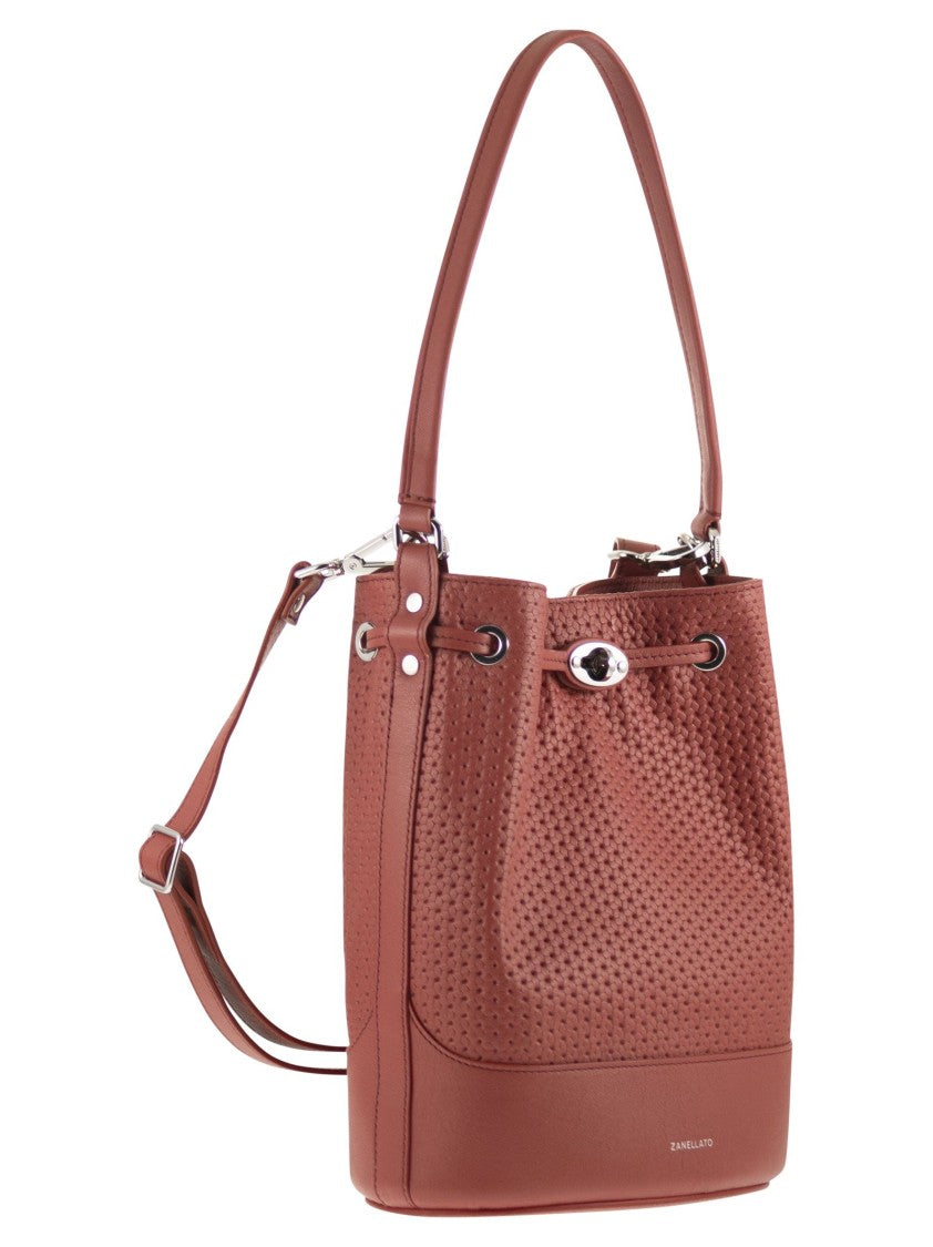 Zanellato Monda' - Leather Bucket Bag S
